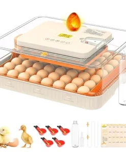 56 Egg Incubator for Hatching Eggs, Egg Incubators with Automatic Egg Turning, Temperature and Humidity Control, Egg Candler, Automatic Water Bottle Refill, Incubator for Chicken, Ducks, Goose For Sale