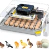 48 Egg Incubator for Hatching with Automatic Egg Turning and Humidity Control, Egg Candler, Poultry Egg Incubator for Chicken, Ducks, Goose, Pigeon, Quail, ideal for Farm, Classroom, Home For Sale