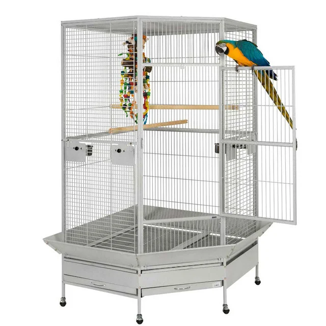 Buy Raleigh Large Solid Top Corner Parrot Cage Online